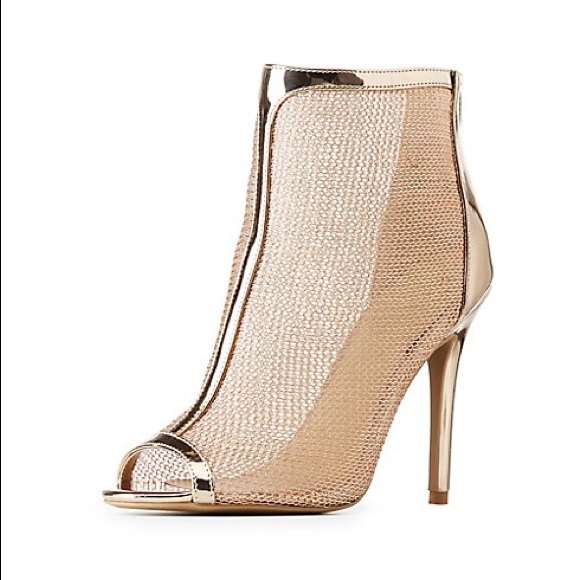 Charlotte Russe | Shoes | Metallic Rose 